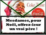Noël fêtes chocolats gratuits mon cherry chérie coca cola père Noël