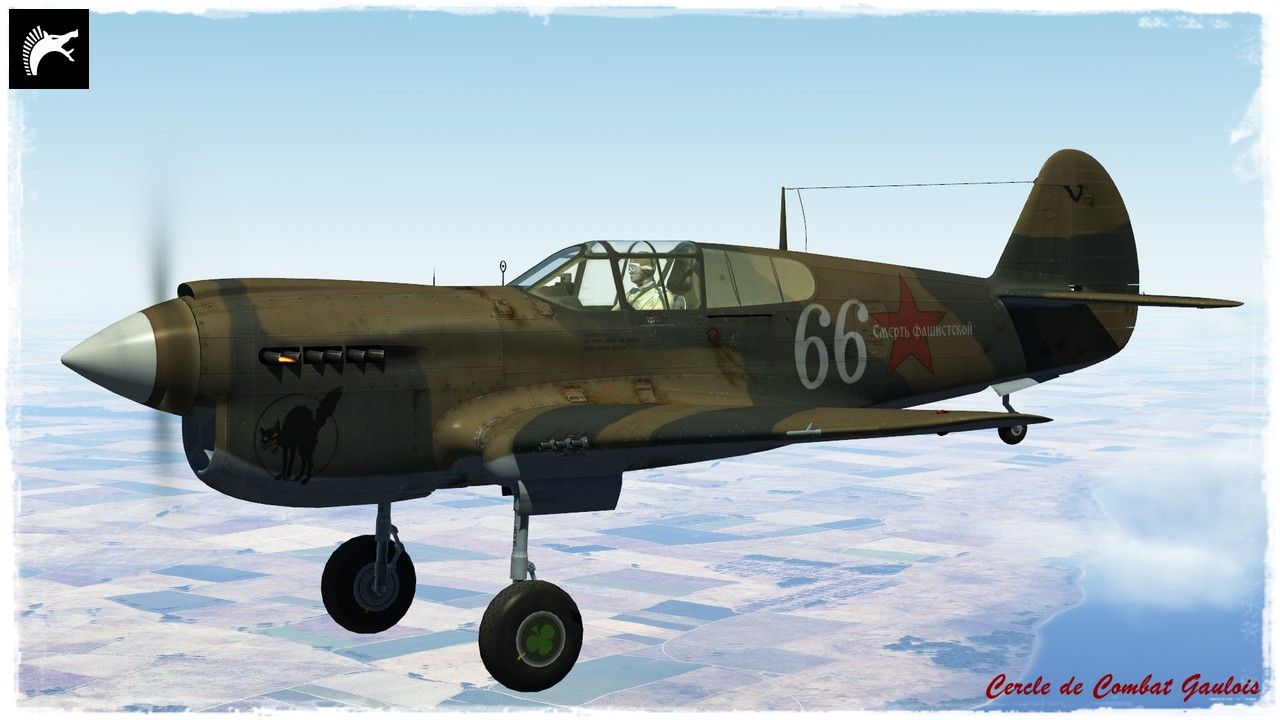 Curtiss P-40E1 - 126 IAP escadrille "Joséphine" 563e36d0a6e0e