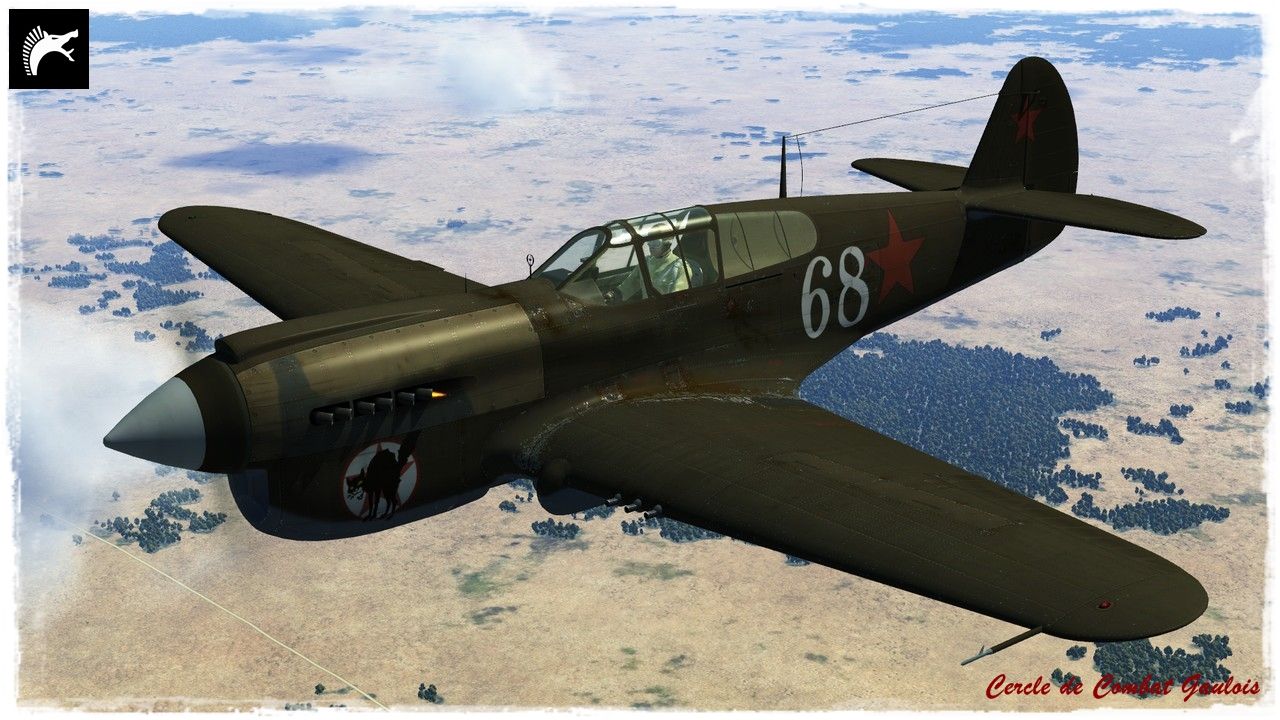 Curtiss P-40E1 - 126 IAP escadrille "Joséphine" 563e40f4a088f