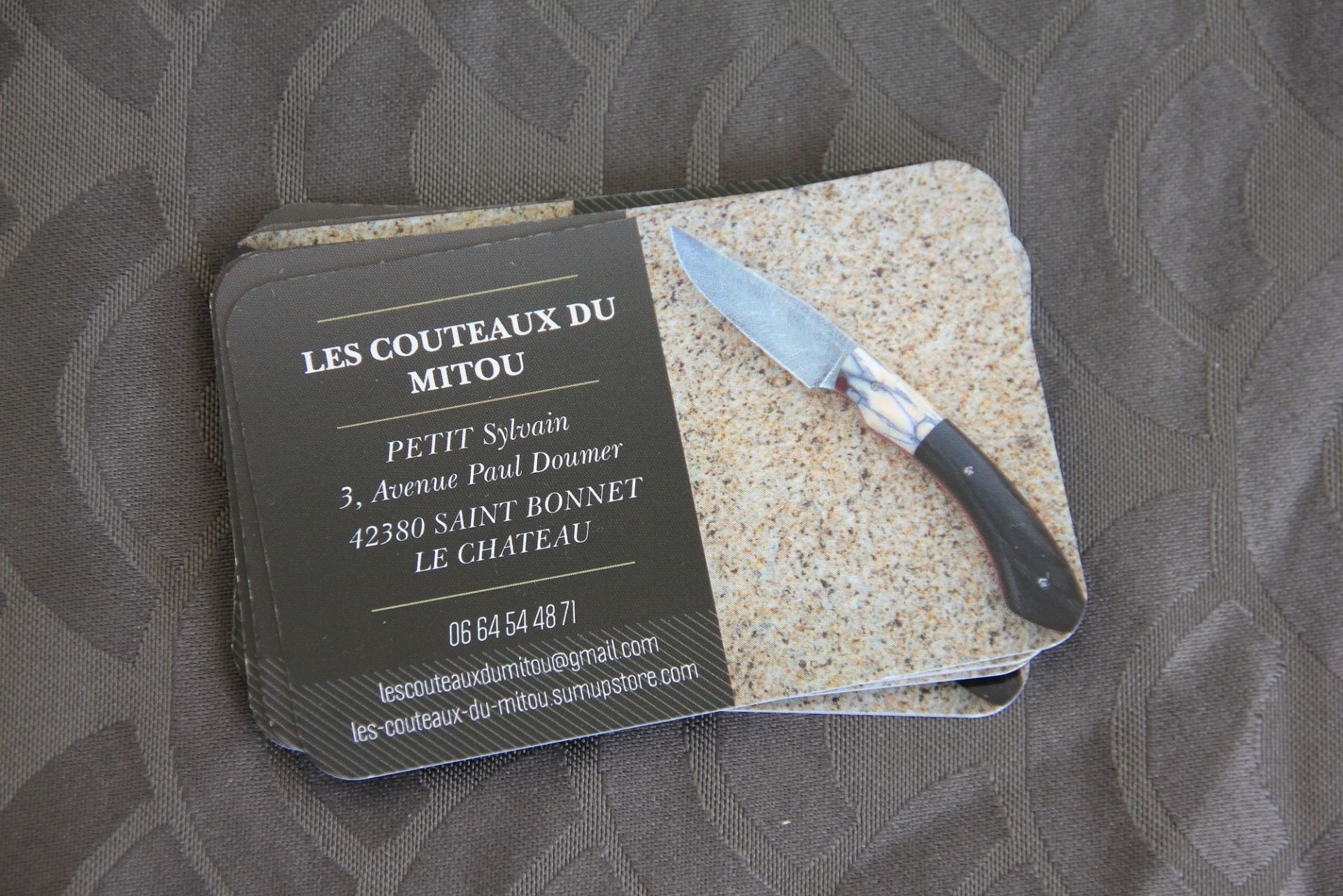 Les couteaux du Mitou , Sylvain PETIT Coutelier
