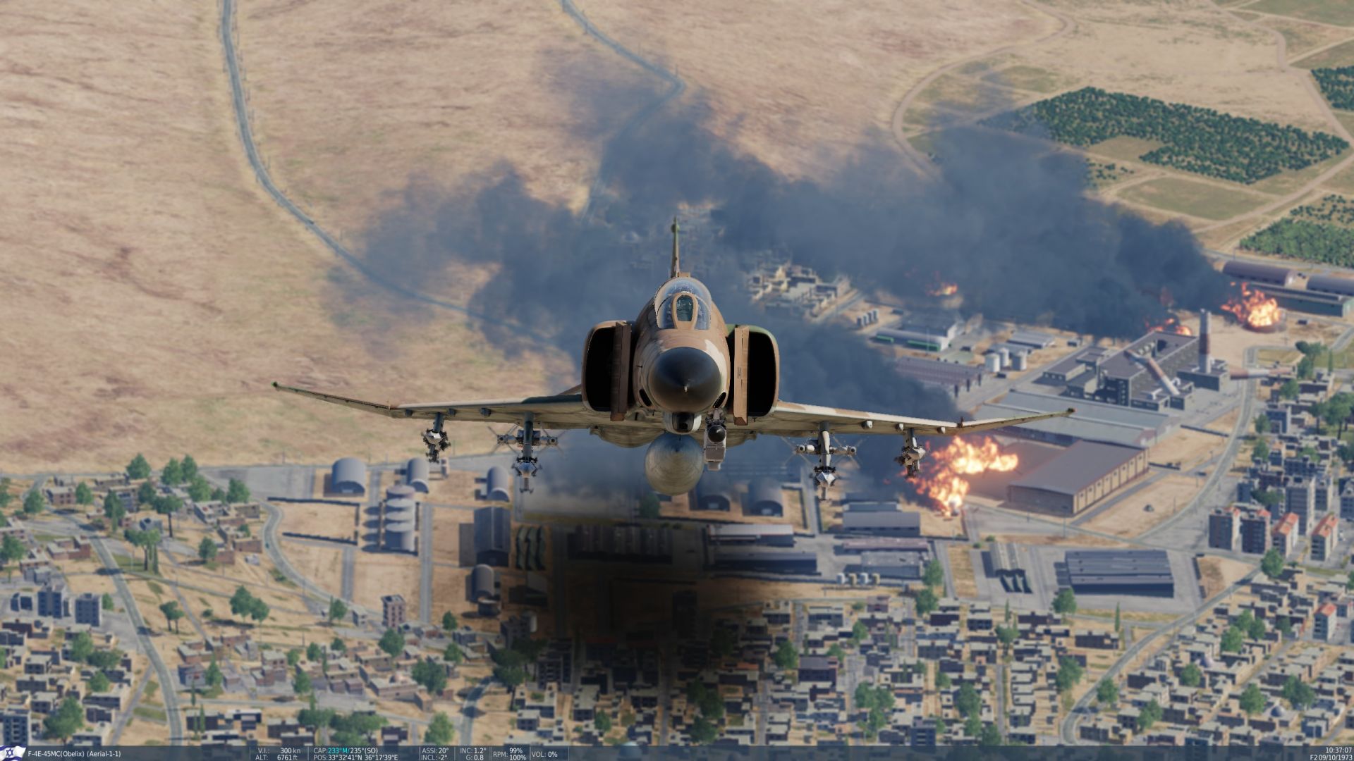 [CARTE SYRIE MISSION] MISSION 1 09 octobre 1973 matin : "Attaquez le HQ syrien". 66705df89ed1b