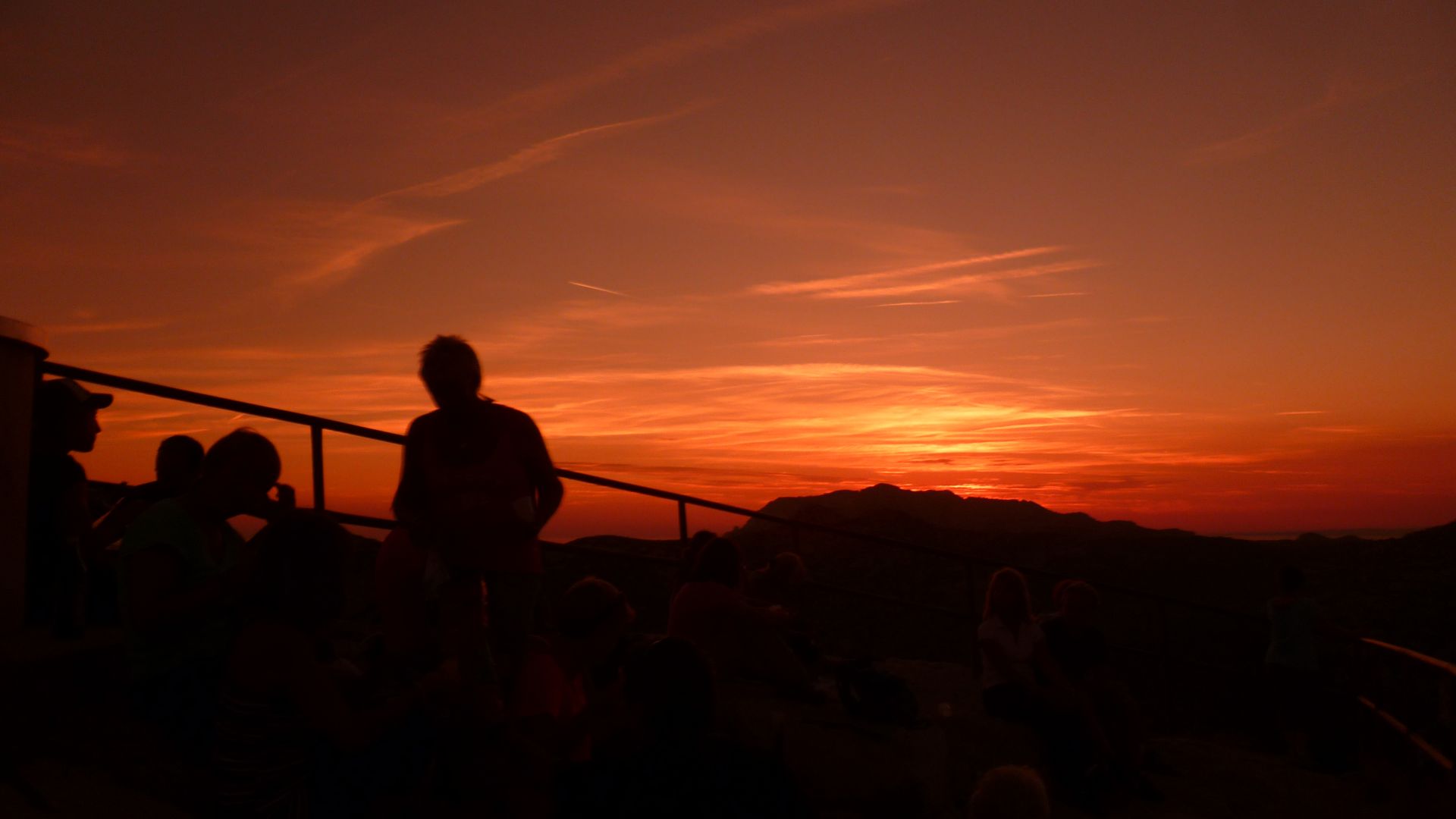 ❤️❤LE DERNIER COUCHER  de soleil de l'ann&eacute;e !