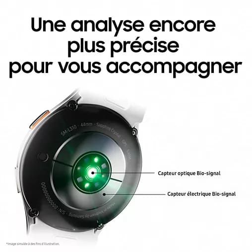 Image supplémentaire 1 de SAMSUNG Galaxy Watch7 Argent