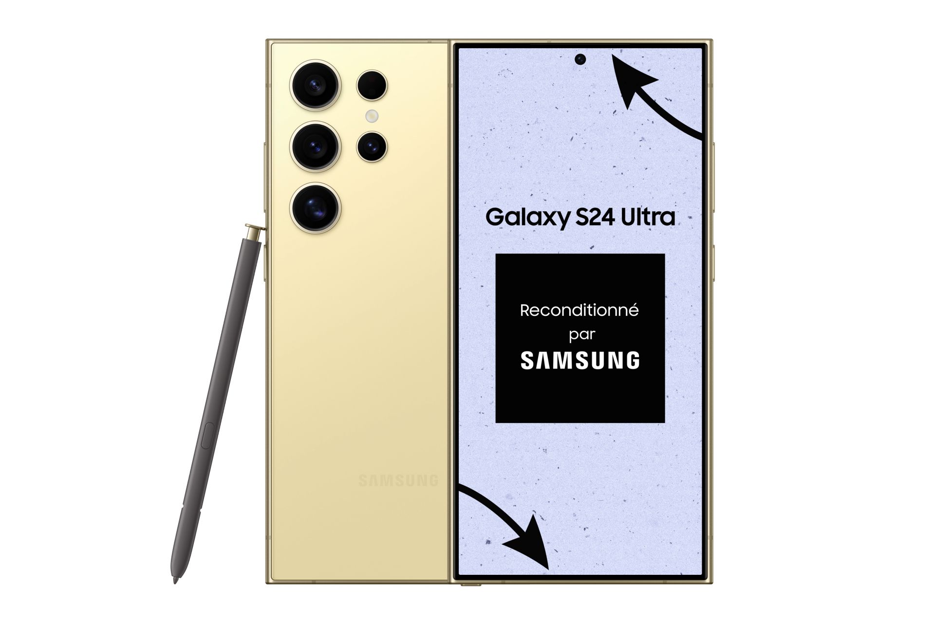 Galaxy S24 Ultra 5G - 512Go - Ambre Titane - Reconditionné Premium par SAMSUNG