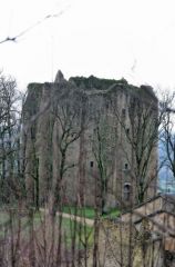 Vieux Chateau<br>Vue depuis le bois de la folie<br>Pouzauges - Vendée