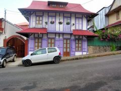 Cayenne maison coloniale bleue - Guyane