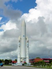 Fusée Ariane (maquette à l'échelle) - Kourou - Guyane