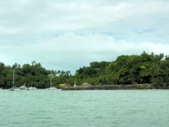 L'île royale vue depuis l'île Saint Joseph<br>Kourou - Guyane