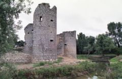 Le château de Commequiers. en 1990 - Commequiers - Vendée