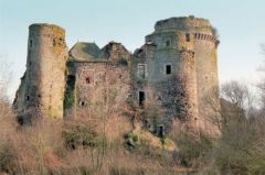 Le château de Saint-Mesmin-la-Ville en 1987, Saint-André-sur-Sèvre, Deux-Sèvres