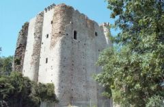 Le château de Pouzauges en 1990 - Vendée